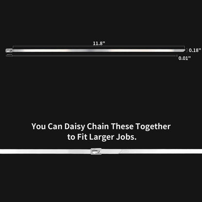 Stainless Steel Cabe Lock Ties (Pack of 10)